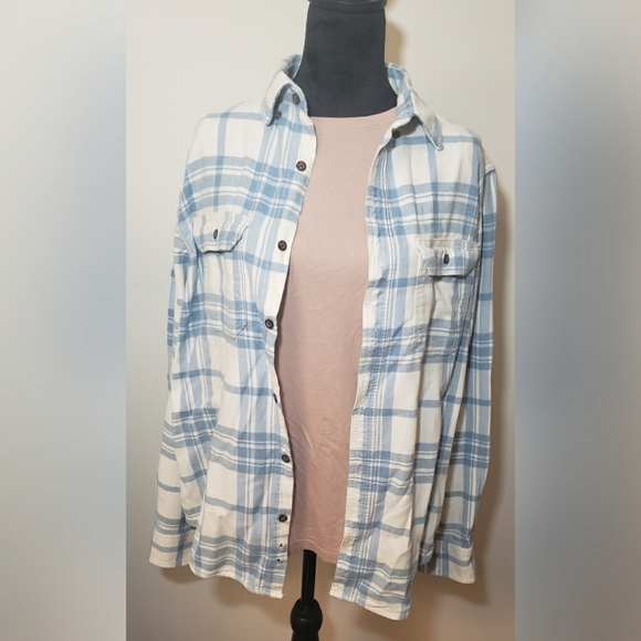 "He Is For You" Custom Patched Flannel - Picture 2 of 4